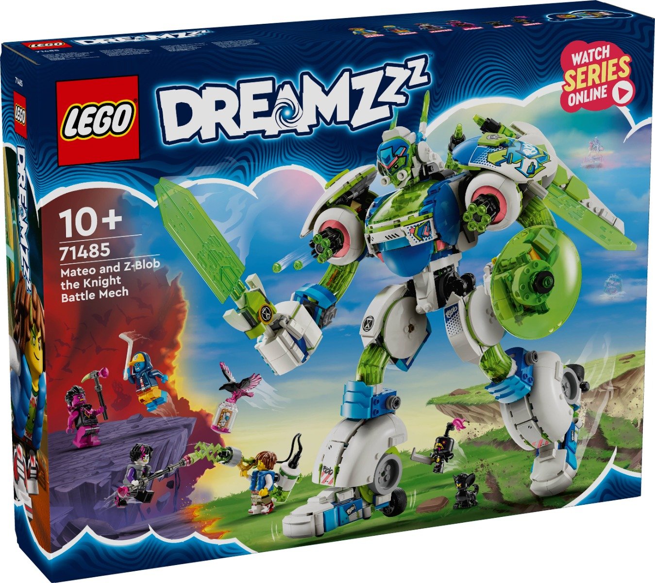 LEGO® Dreamzzz - Robotul de lupta al lui Mateo si al cavalerului Z-Blob (71485)