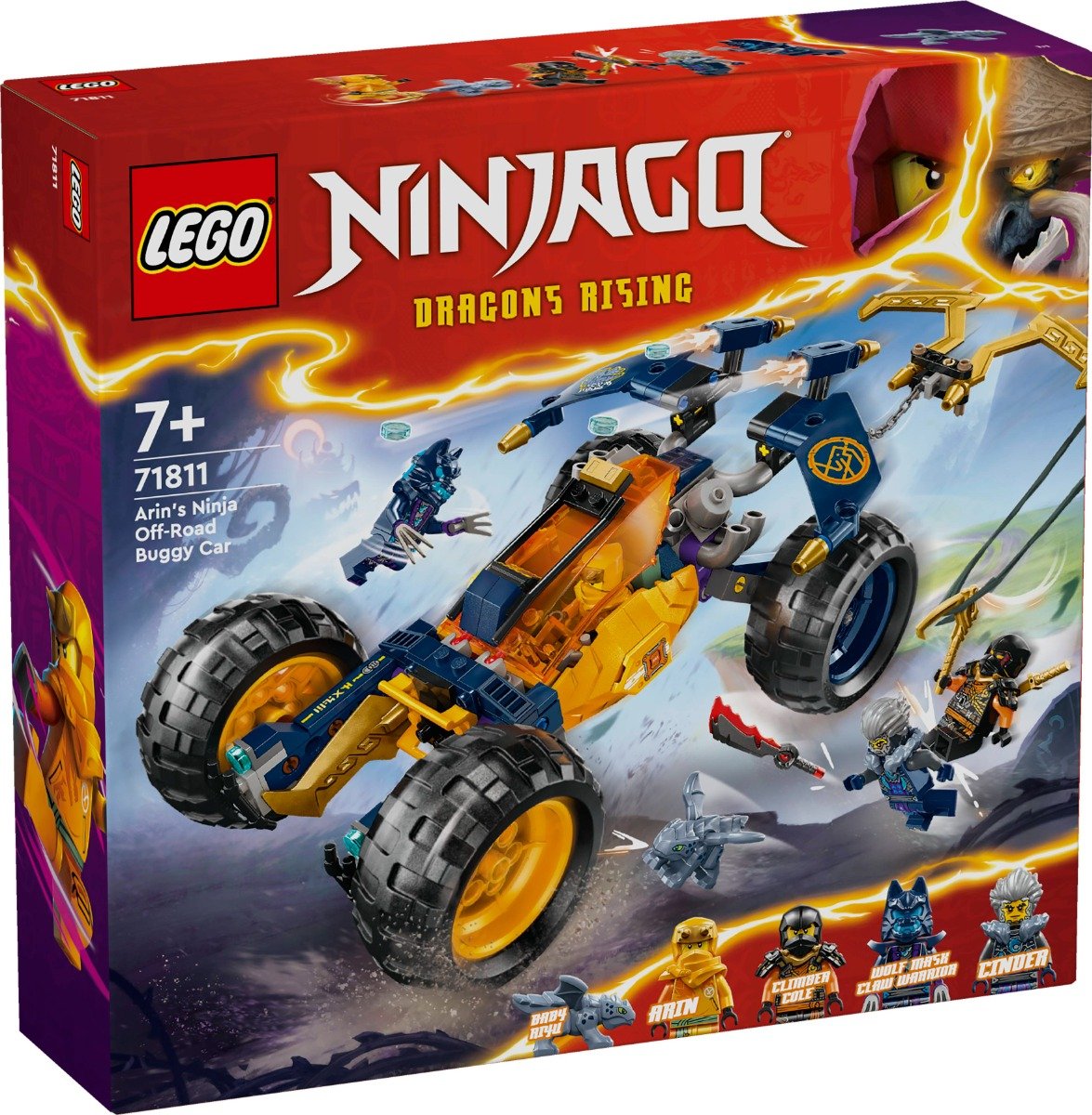 LEGO® Ninjago – Vehiculul de teren ninja al lui Arin (71811) LEGO® Ninjago