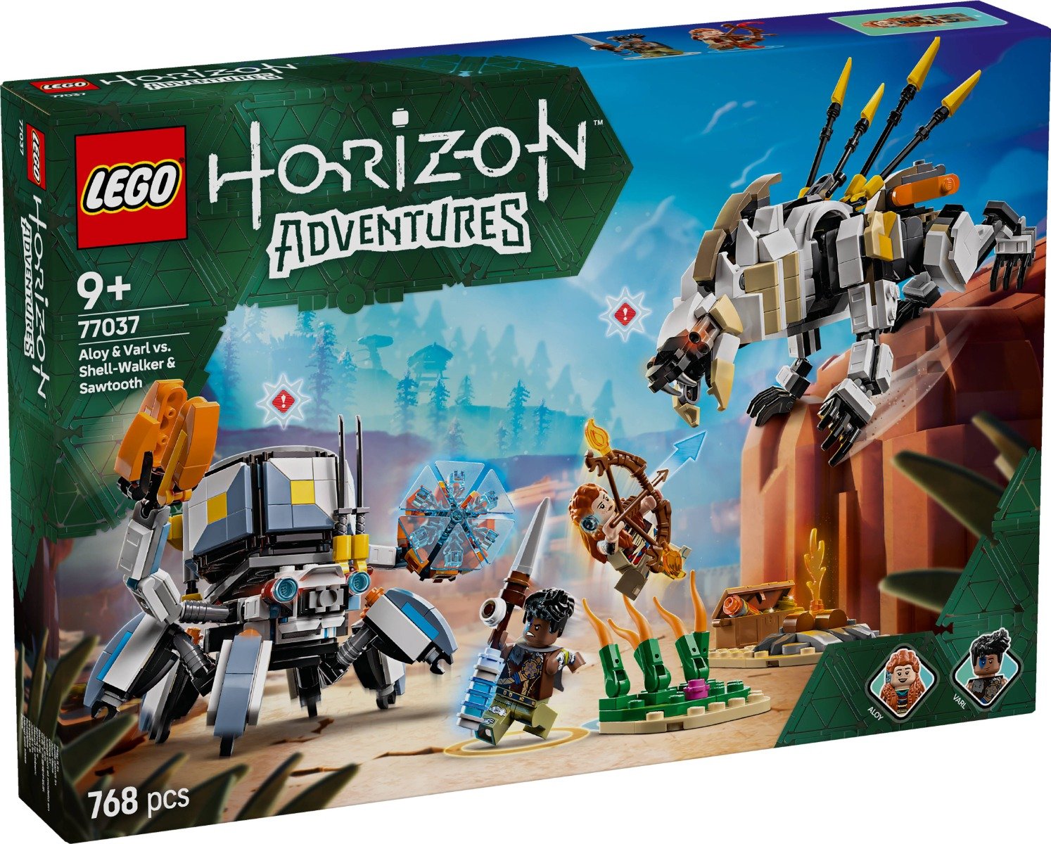 LEGO® Horizon - Aloy si Varl vs. Shell-Walker si Sawtooth (77037)