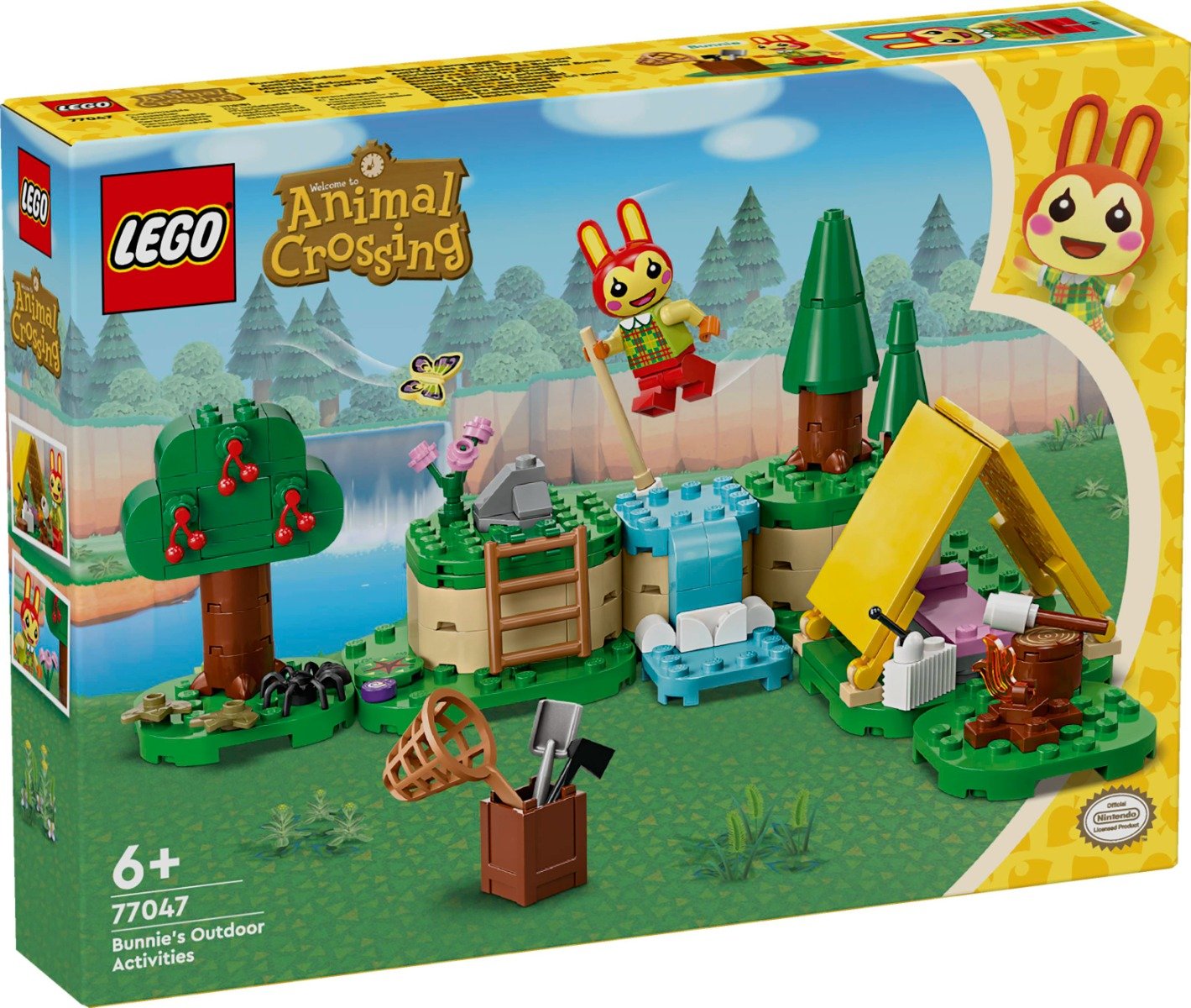 Lego® Animal Crossing - Activitatile In Aer Liber Ale Lui Bunnie (77047)