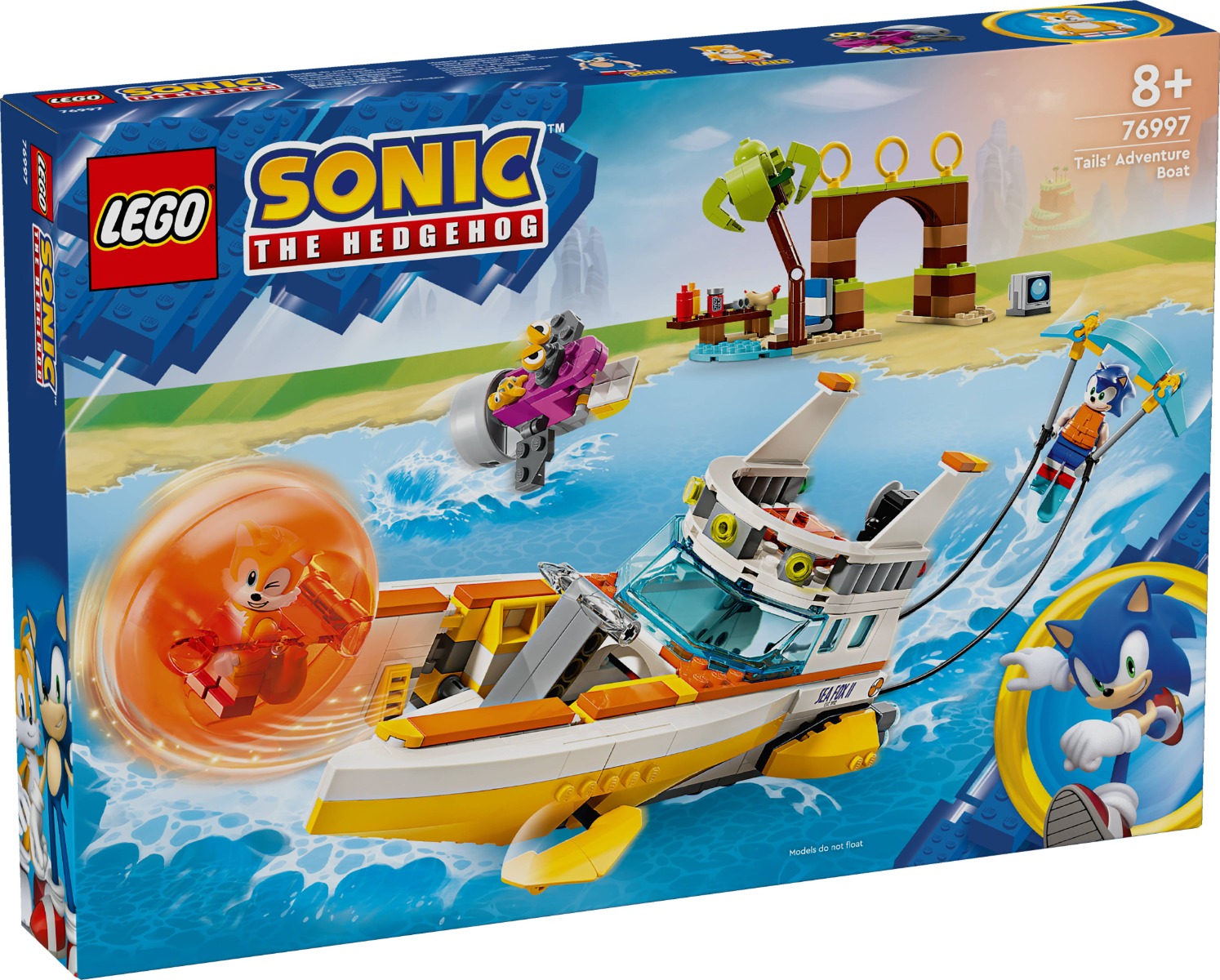 LEGO® Sonic The Hedgehog - Barca de aventuri a lui Tails (76997)