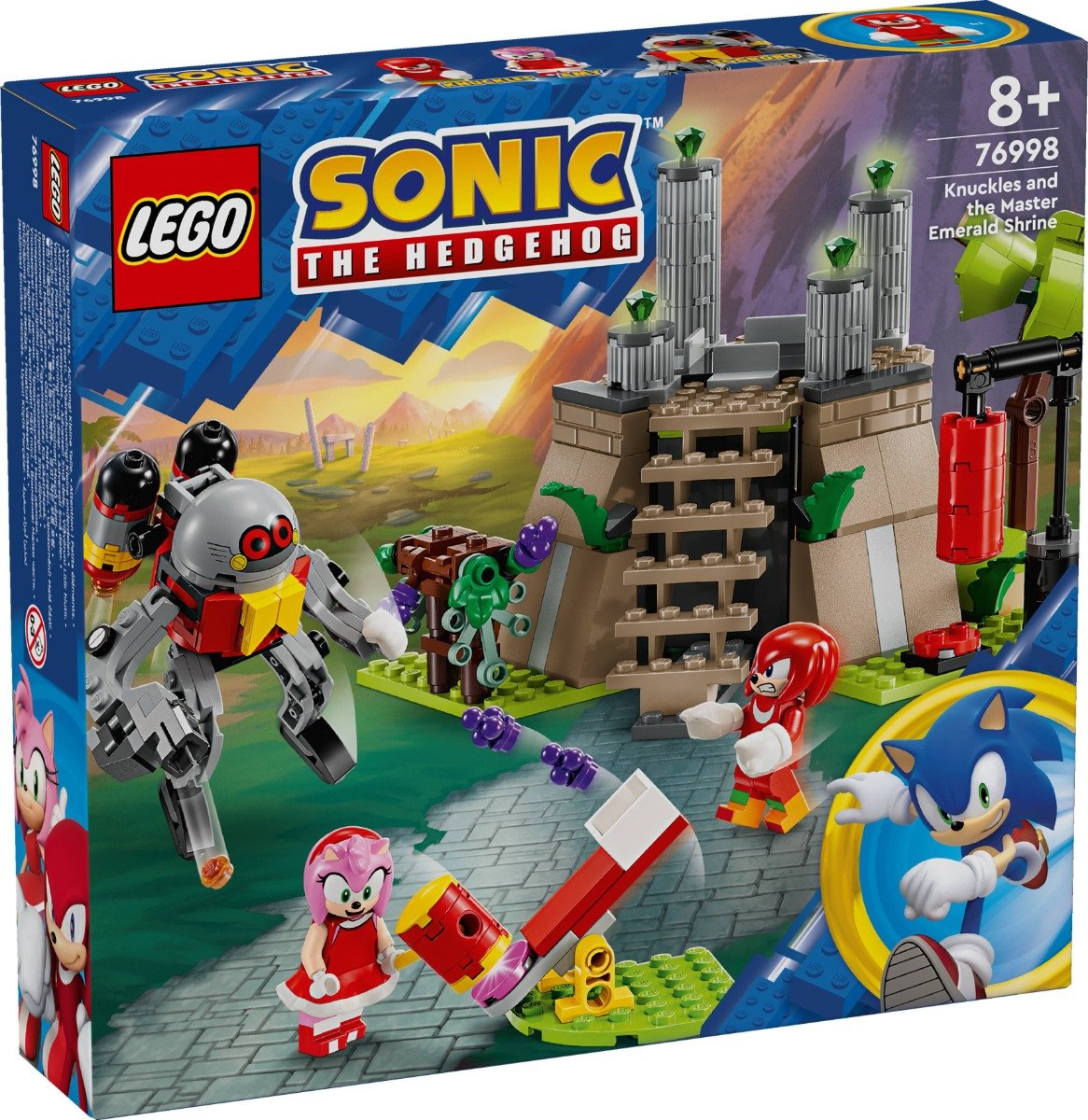 LEGO® Sonic The Hedgehog - Knuckles si Altarul Master Emerald (76998)