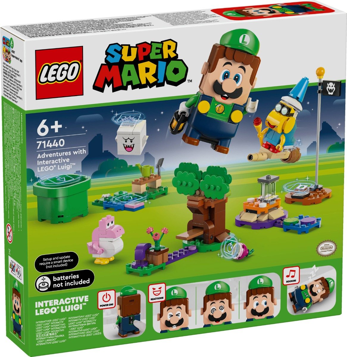 LEGO® Super Mario - Aventuri cu LEGO® Luigi interactiv (71440)