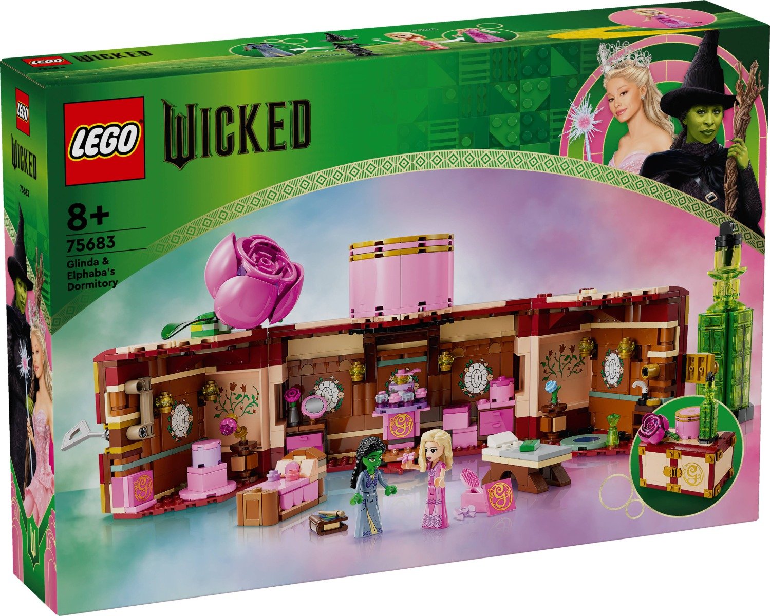 LEGO® Wicked - Camera de camin a Glindei si a Elphabei (75683)