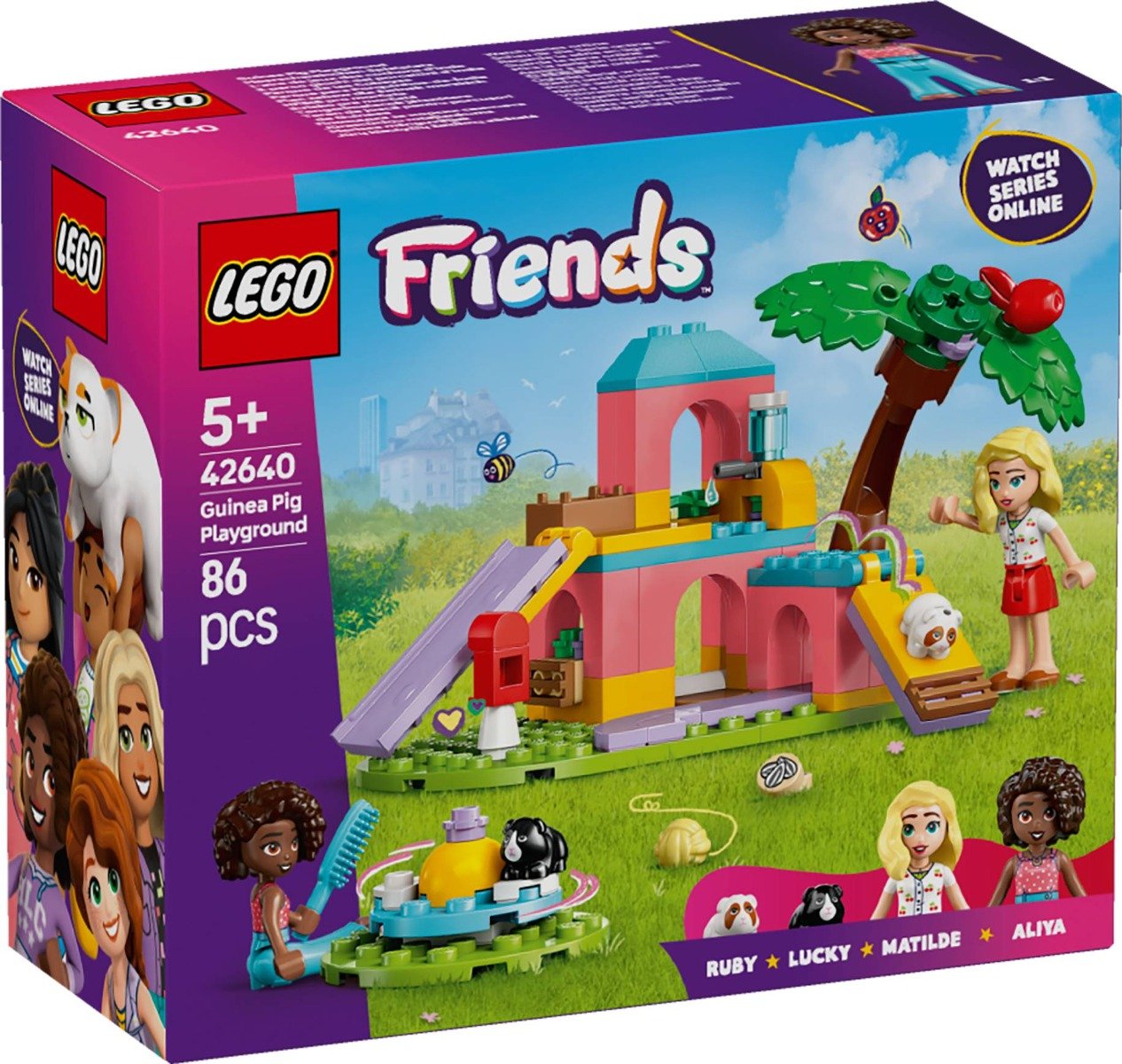 LEGOÂ® Friends - Teren de joaca pentru porcusori de guineea (42640)