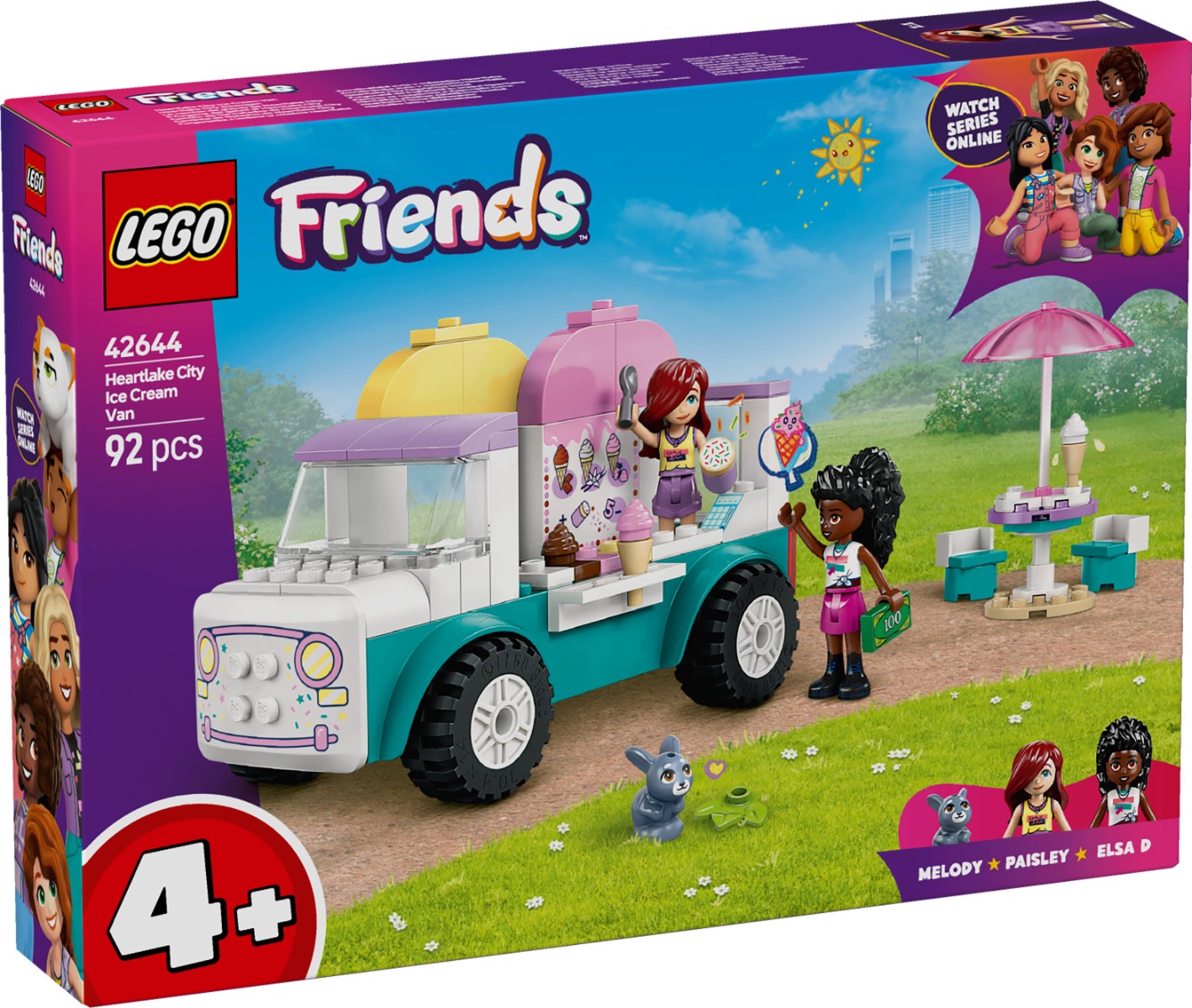 LEGOÂ® Friends - Furgoneta de inghetata in orasul Heartlake (42644)