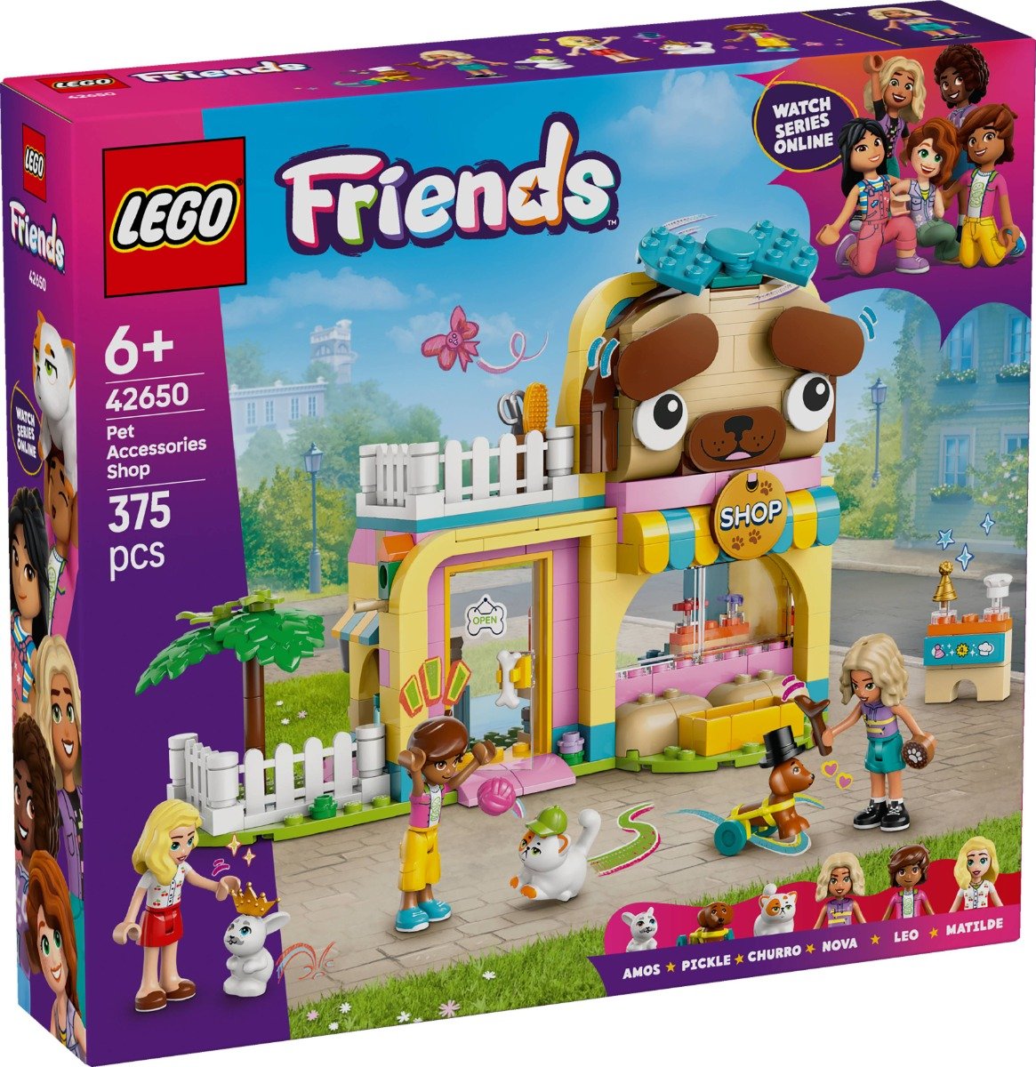 LEGOÂ® Friends - Magazin de accesorii pentru animale de companie (42650)