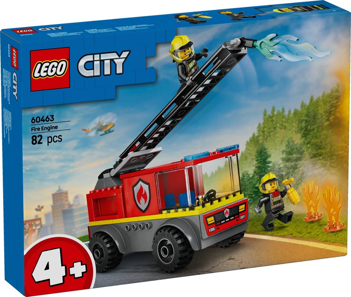 LEGO® City - Autospeciala de pompieri cu scara (60463)