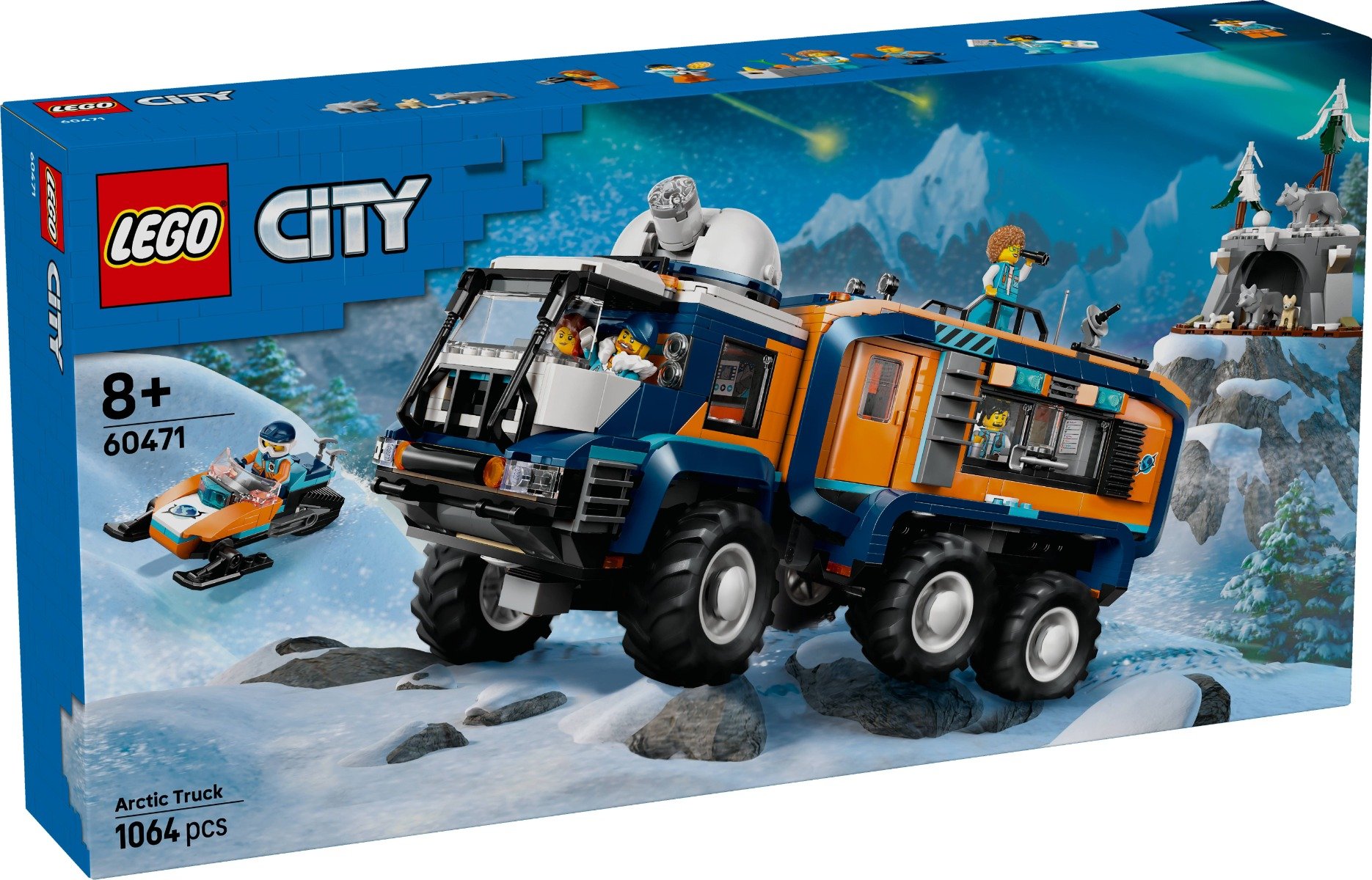 LEGO® City - Camionul laborator stiintific al exploratorilor arctici (60471)