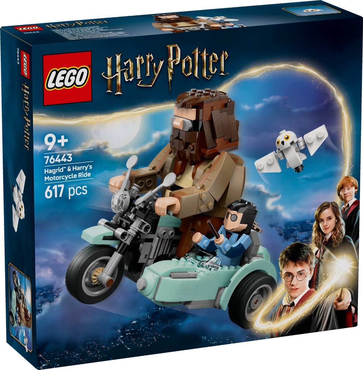 LEGOÂ® Harry Potter - Hagrid si Harry intr-o tura cu motocicleta (76443)