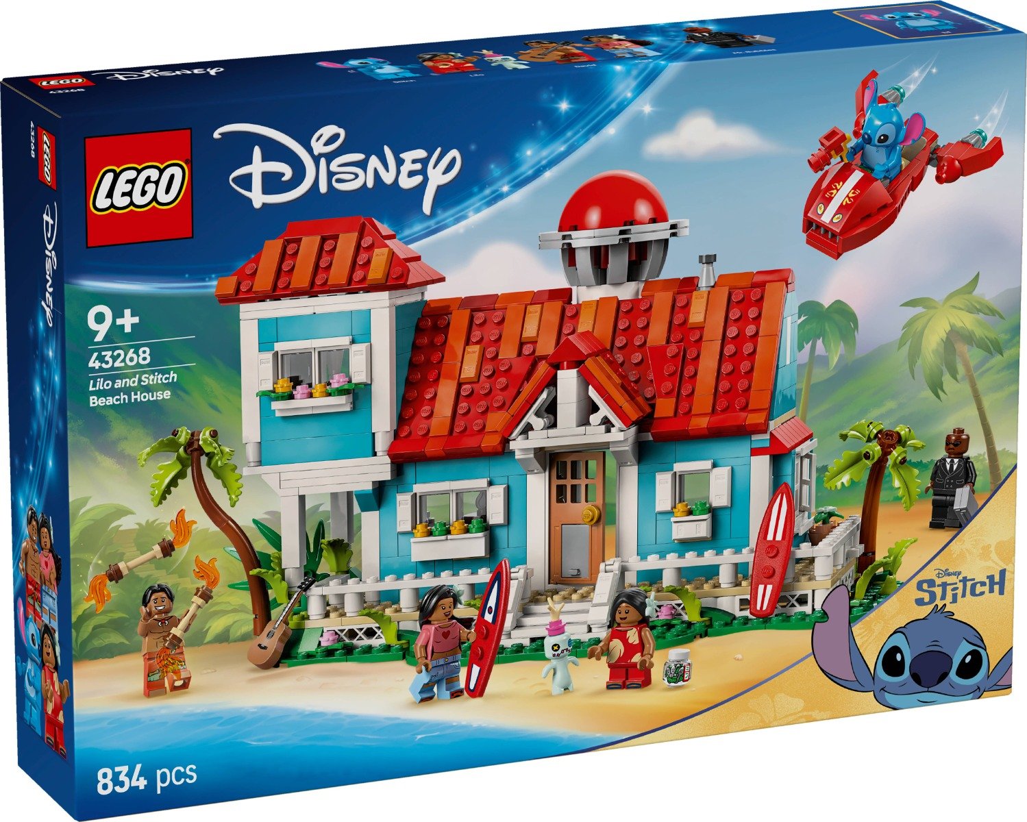 LEGOÂ® Disney Classics - Casa de pe plaja a lui Lilo si Stitch (43268)