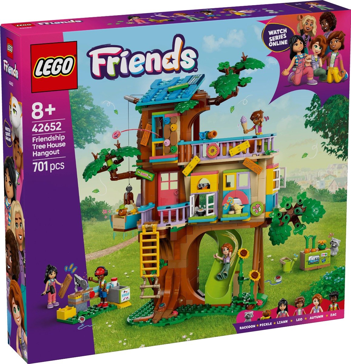 LEGO® Friends - Momente cu prietenii la casa din copac (42652)