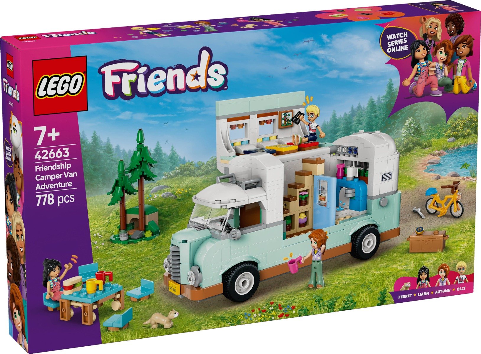 LEGO® Friends - Aventura in rulota cu prietenii (42663)