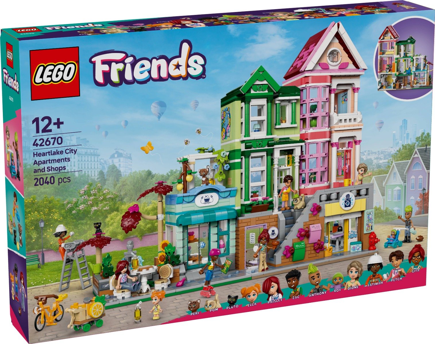 LEGOÂ® Friends - Apartamente si magazine in orasul Heartlake (42670)