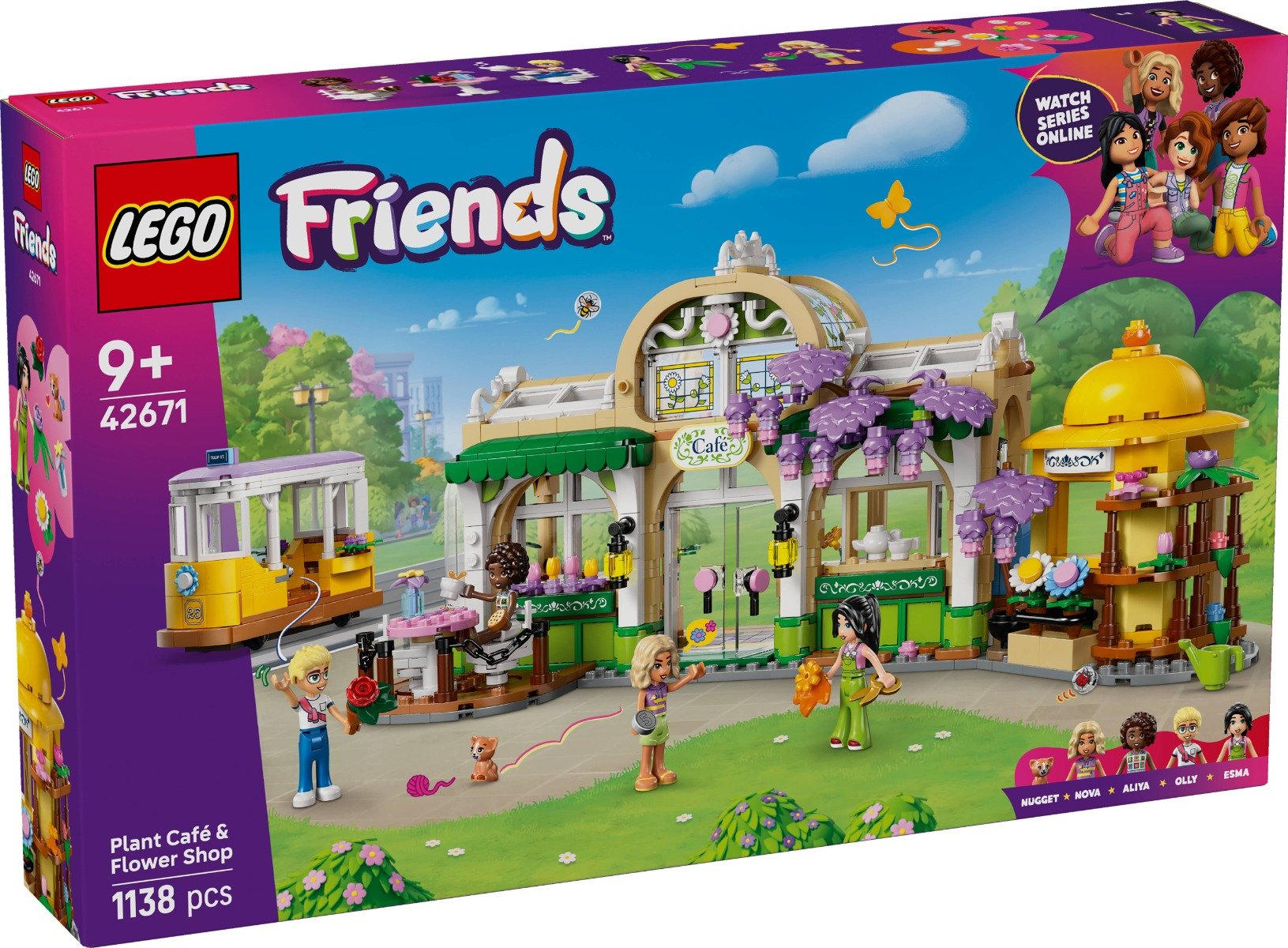 LEGO® Friends - Cafenea cu multe plante si florarie (42671)
