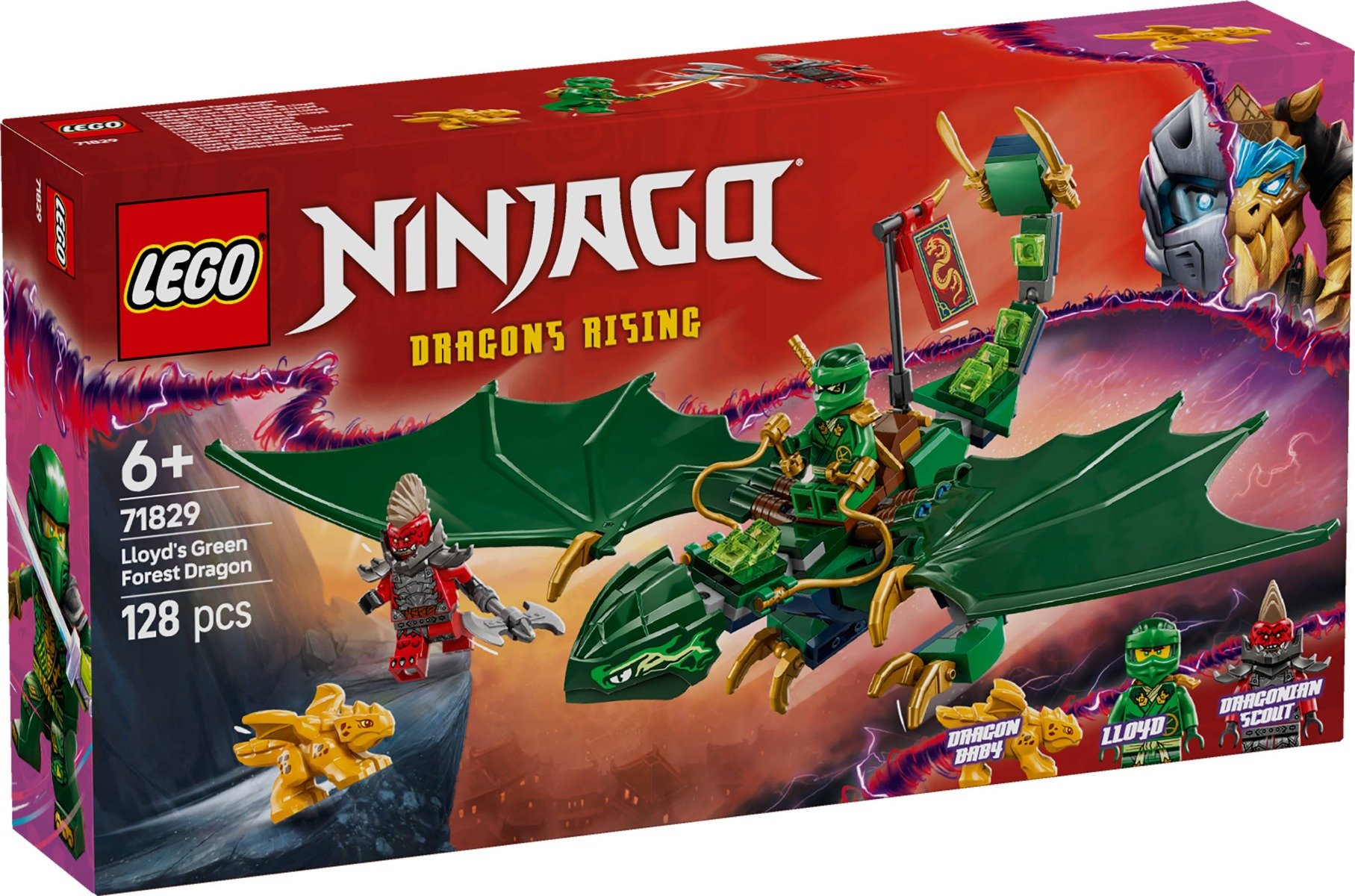 LEGOÂ® Ninjago - Dragonul Padure Verde al lui Lloyd (71829)