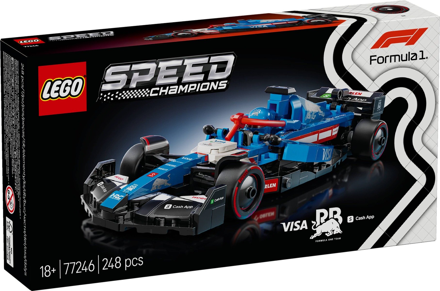 LEGOÂ® Speed Champions - Masina de curse F1Â® Visa Cash App RB VCARB 01 (77246)