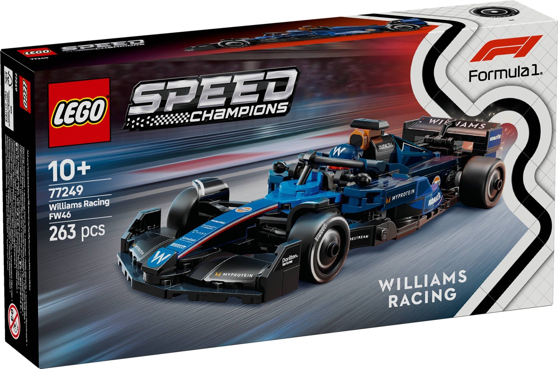 LEGO® Speed Champions - Masina de curse F1® Williams Racing FW46 (77249)