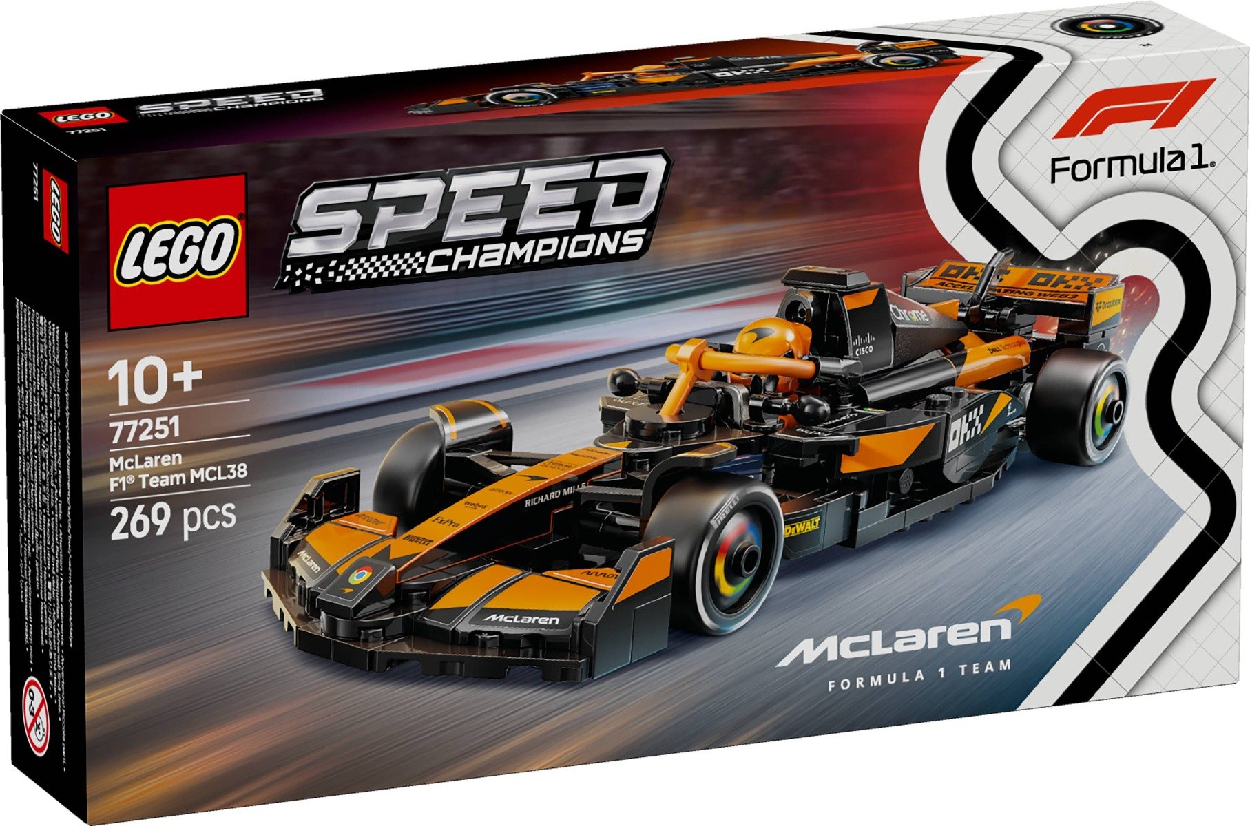 LEGOÂ® Speed Champions - Masina de curse McLaren F1Â® Team MCL38 (77251)