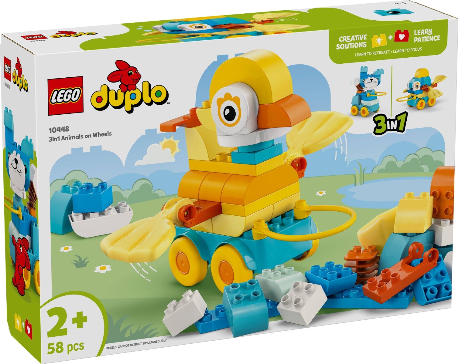 LEGO® DUPLO - Animale pe roti 3 in 1 (10448)