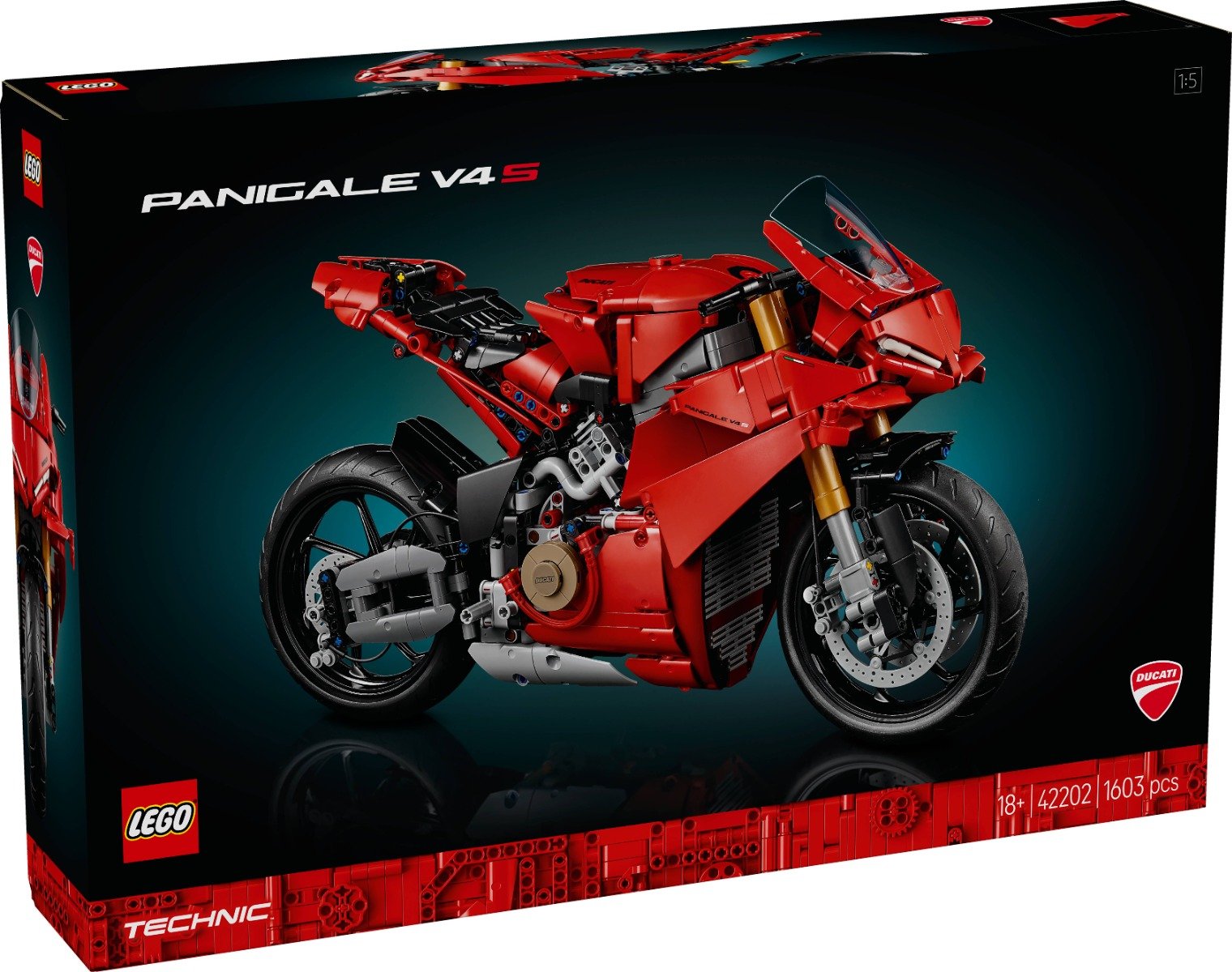 LEGOÂ® Technic - Motocicleta Ducati Panigale V4 S (42202)