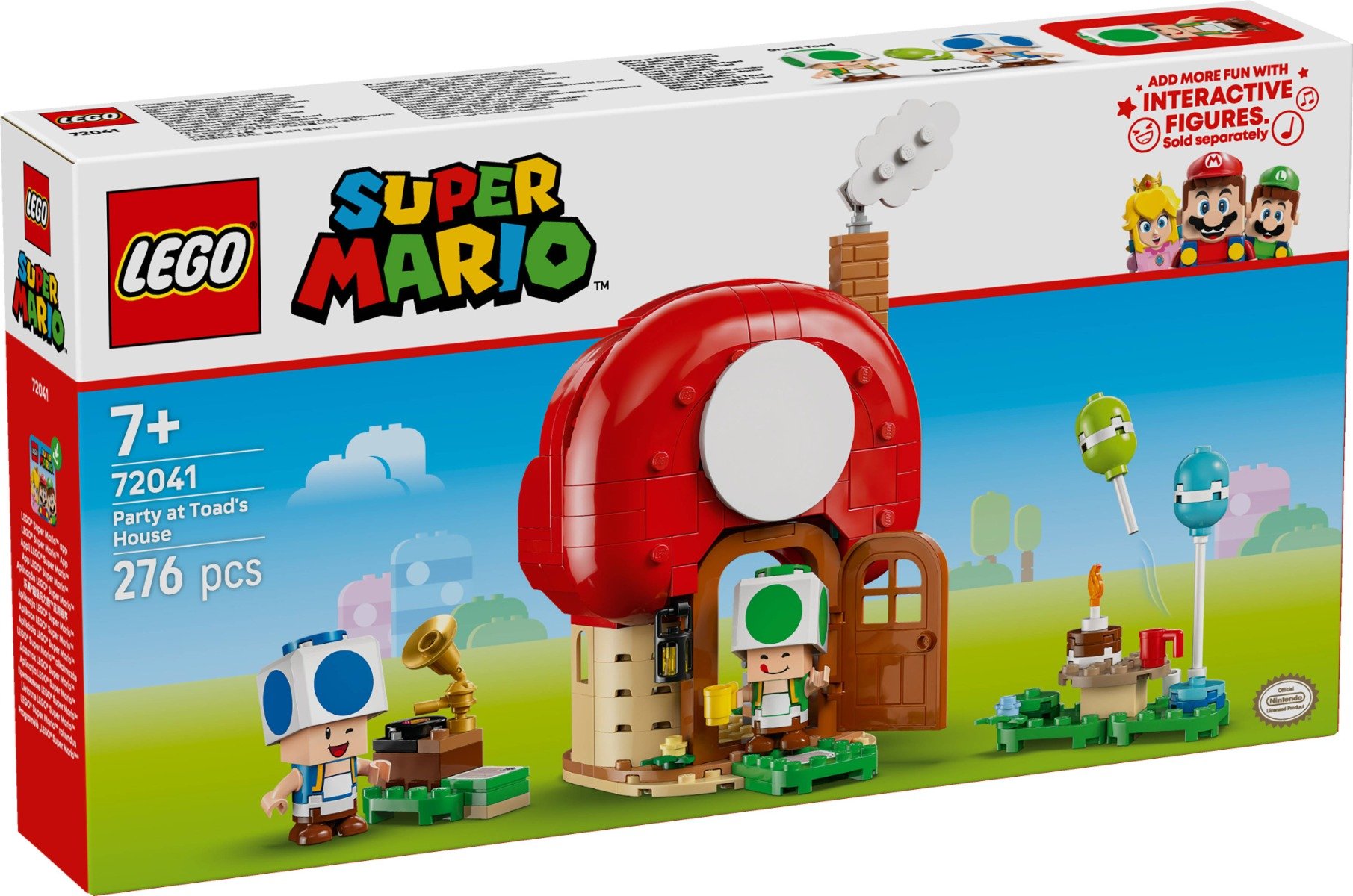 LEGOÂ® Super Mario - Petrecere acasa la Toad (72041)