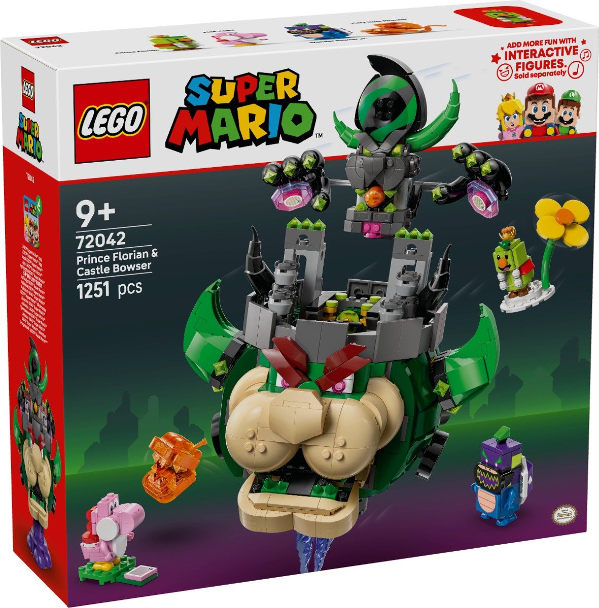 LEGOÂ® Super Mario - Prince Florian si Castle Bowser (72042)