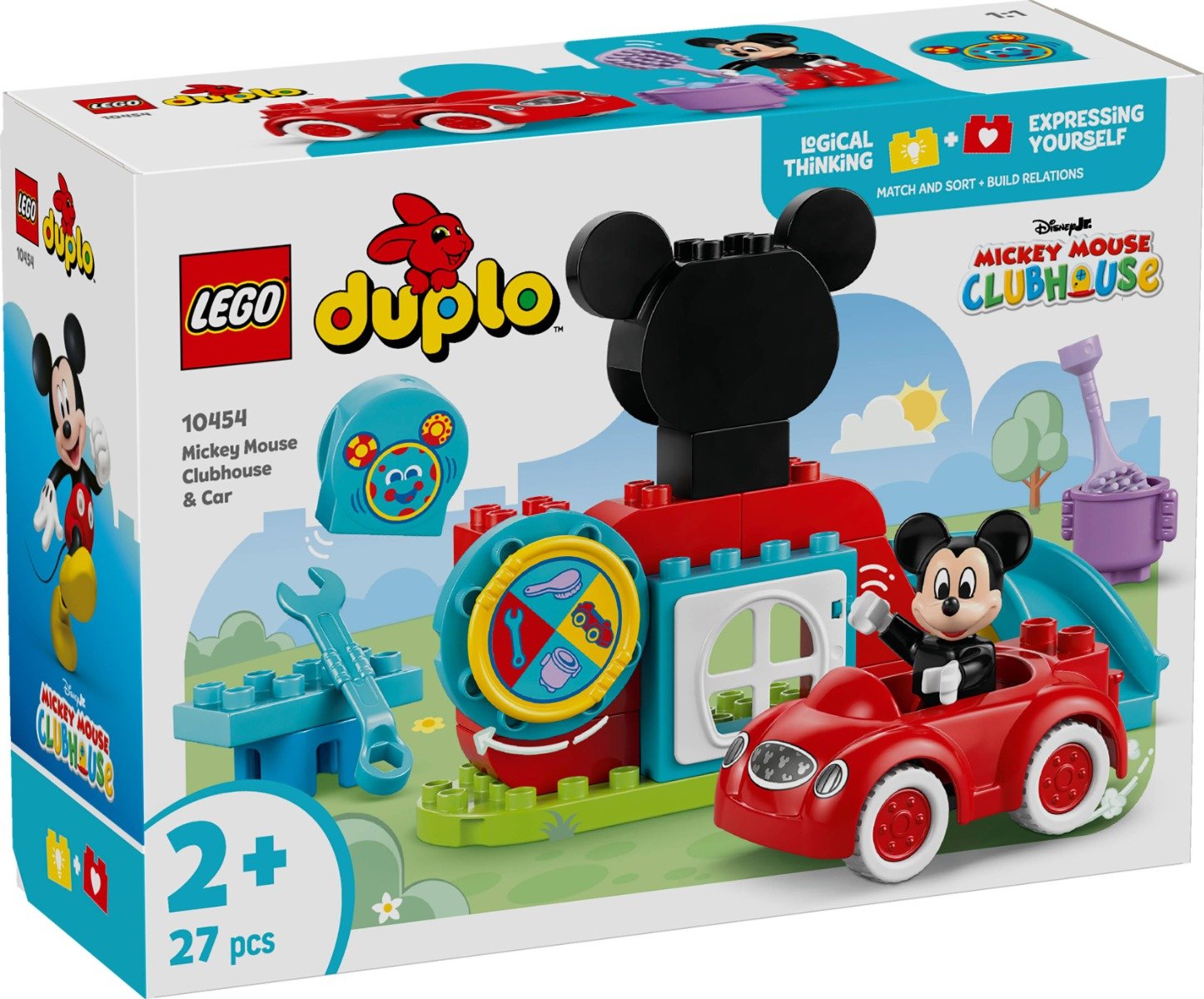 LEGO® DUPLO - Clubul si masina lui Mickey Mouse (10454)