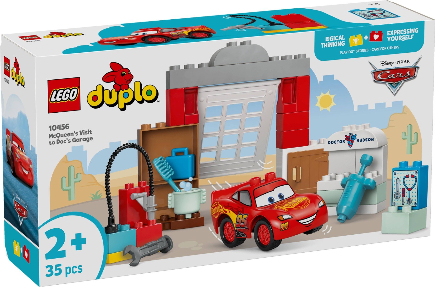 LEGO® DUPLO - Vizita lui McQueen la garajul lui Doc (10456)
