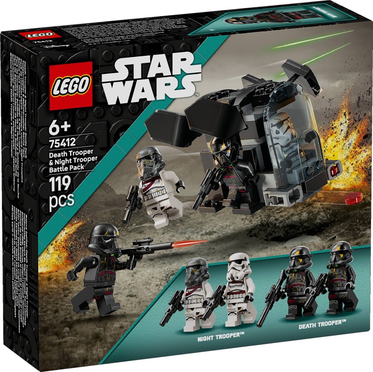 LEGO® Star Wars - Pachet de lupta soldati ai mortii si soldati ai noptii (75412)