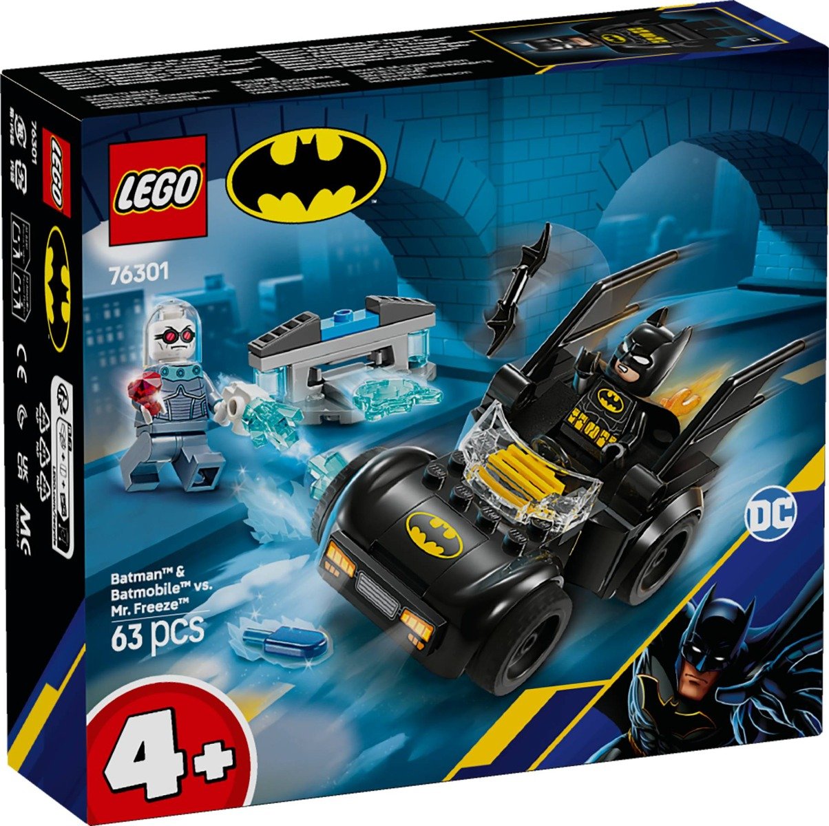 LEGOÂ® Super Heroes - Batman si Batmobile vs. Mr. Freeze (76301)