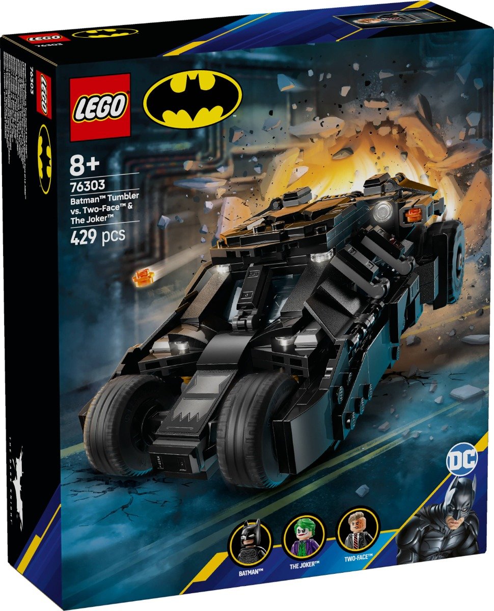 LEGO® Super Heroes - Batman Tumbler vs. Two-Face si Joker (76303)