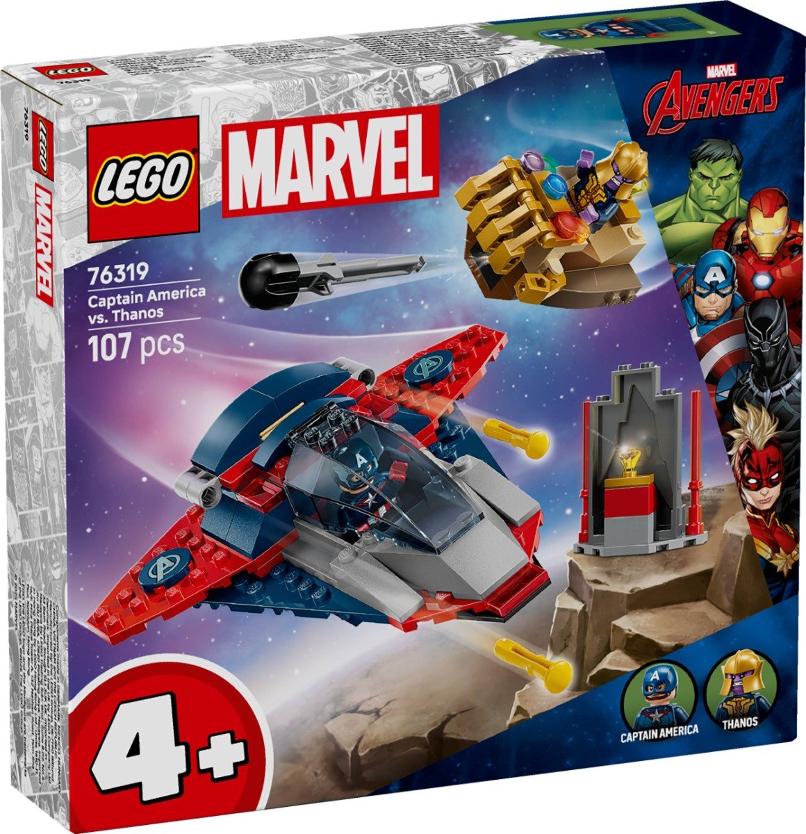 LEGOÂ® Super Heroes - Capitanul America vs Thanos (76319)