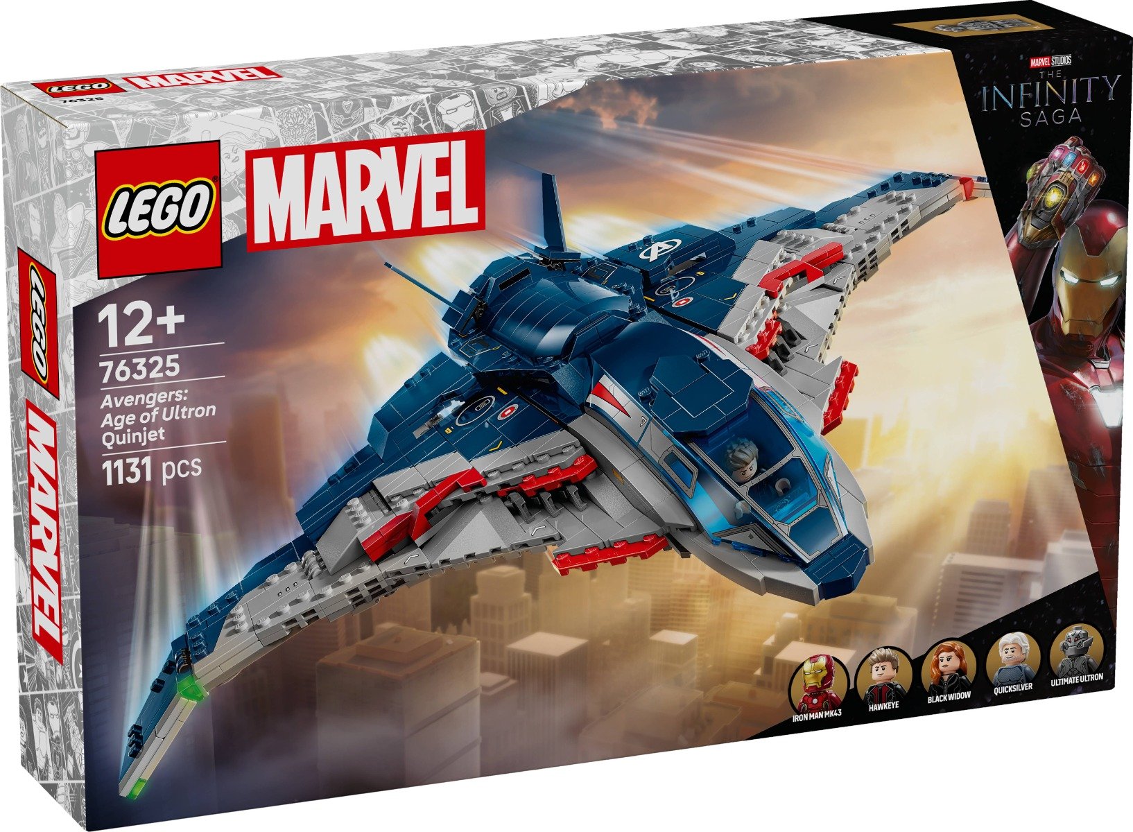LEGOÂ® Super Heroes - Quinjet din Razbunatorii: Sub semnul lui Ultron (76325)