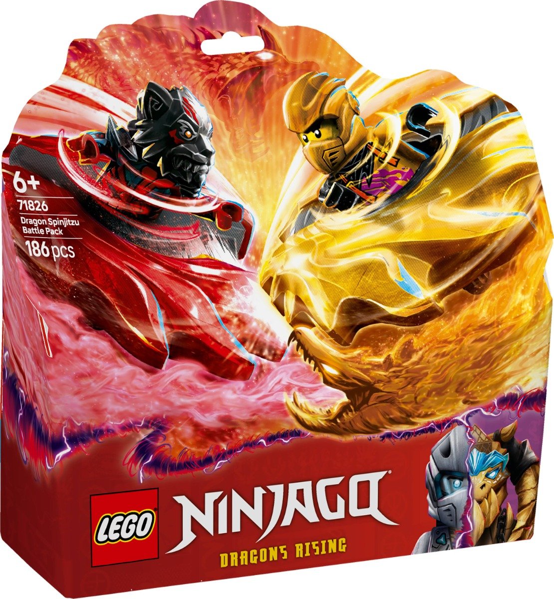 LEGO® Ninjago - Pachet de lupta cu dragoni Spinjitzu (71826)