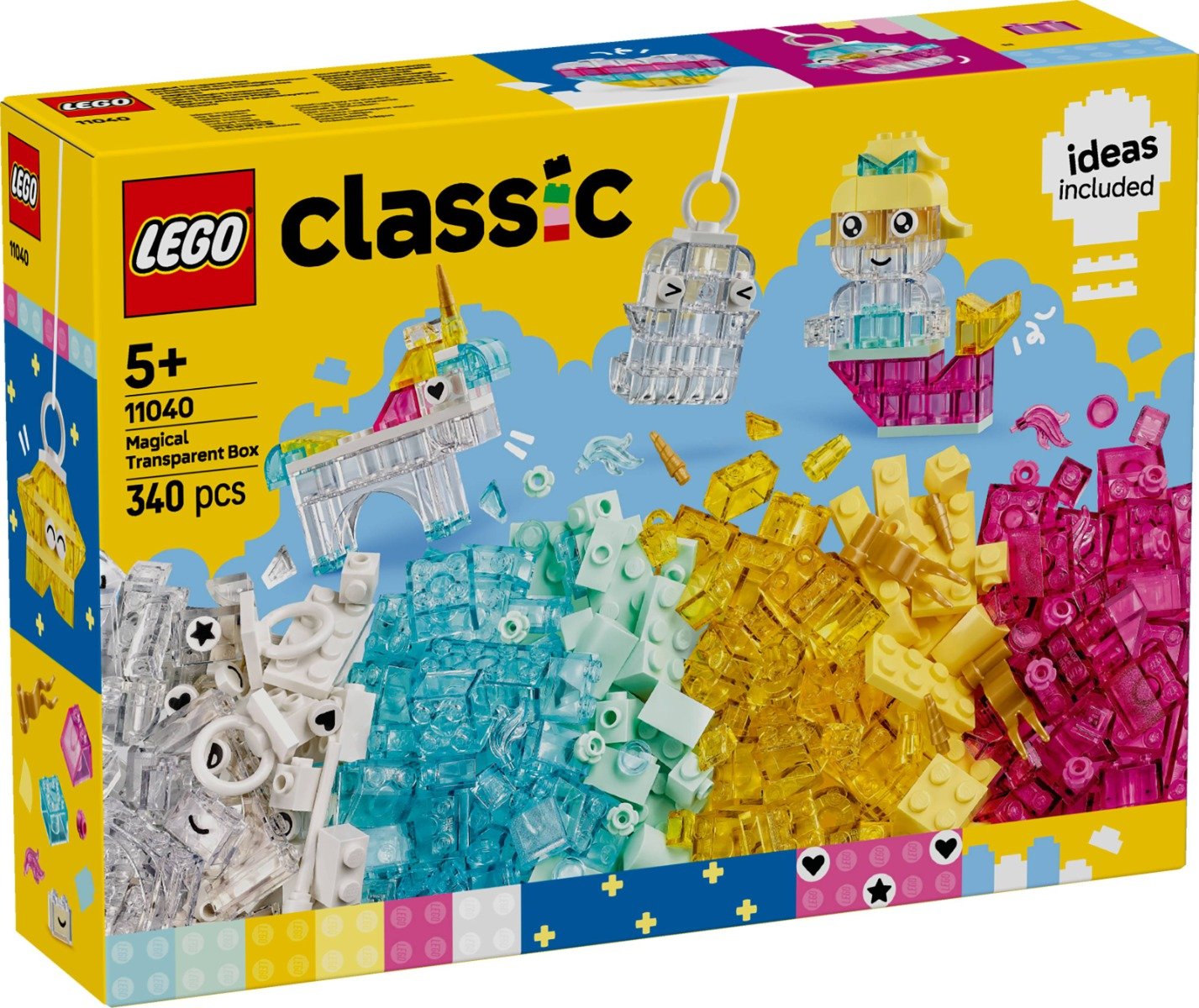 LEGOÂ® Classic - Cutie transparenta magica (11040)