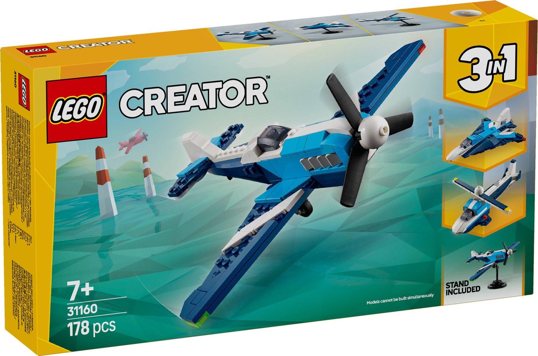 LEGO® Creator - Aparat de zbor: Avion de curse (31160)