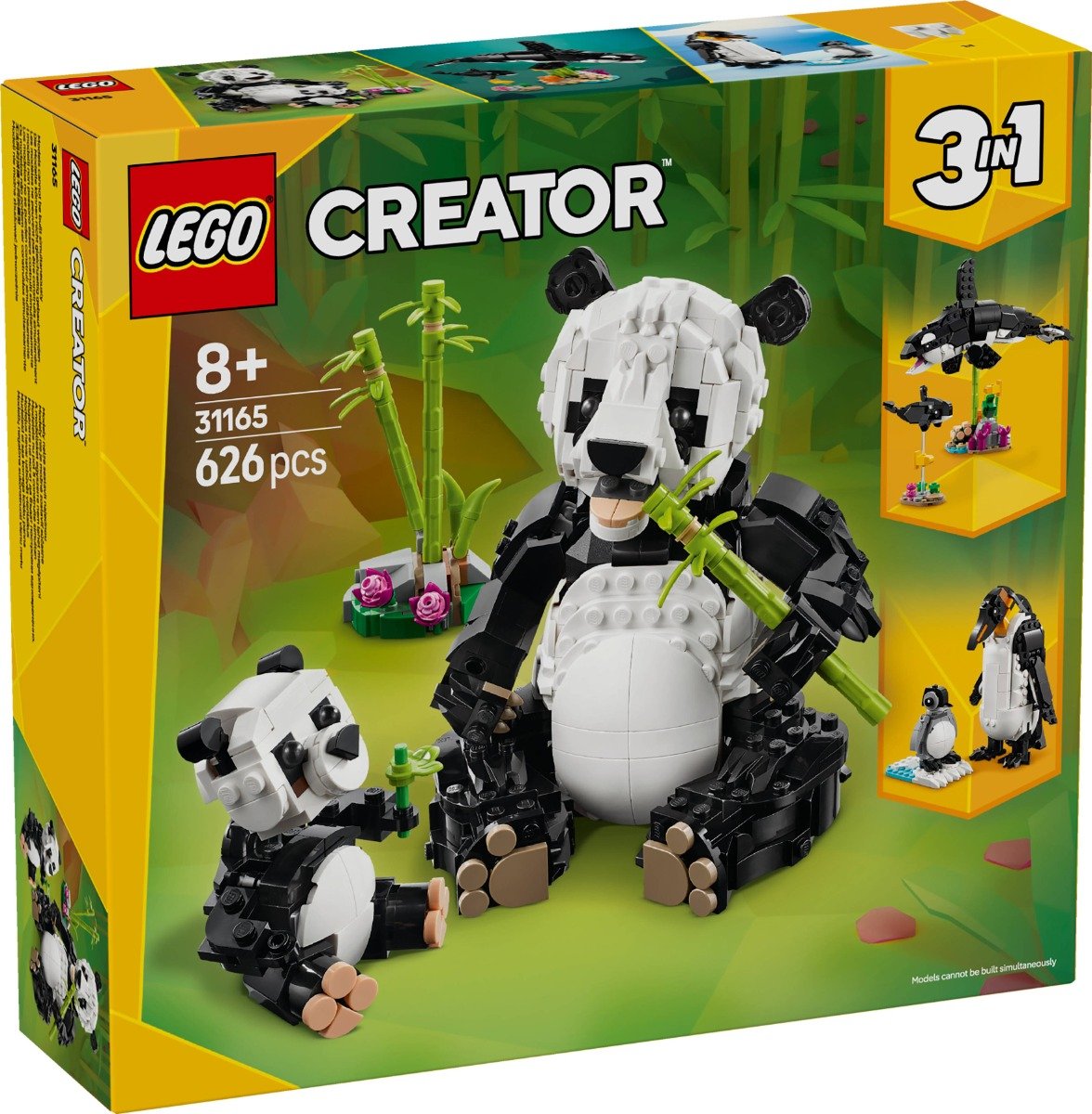 LEGO® Creator - Animale salbatice: Familia de ursi panda (31165)