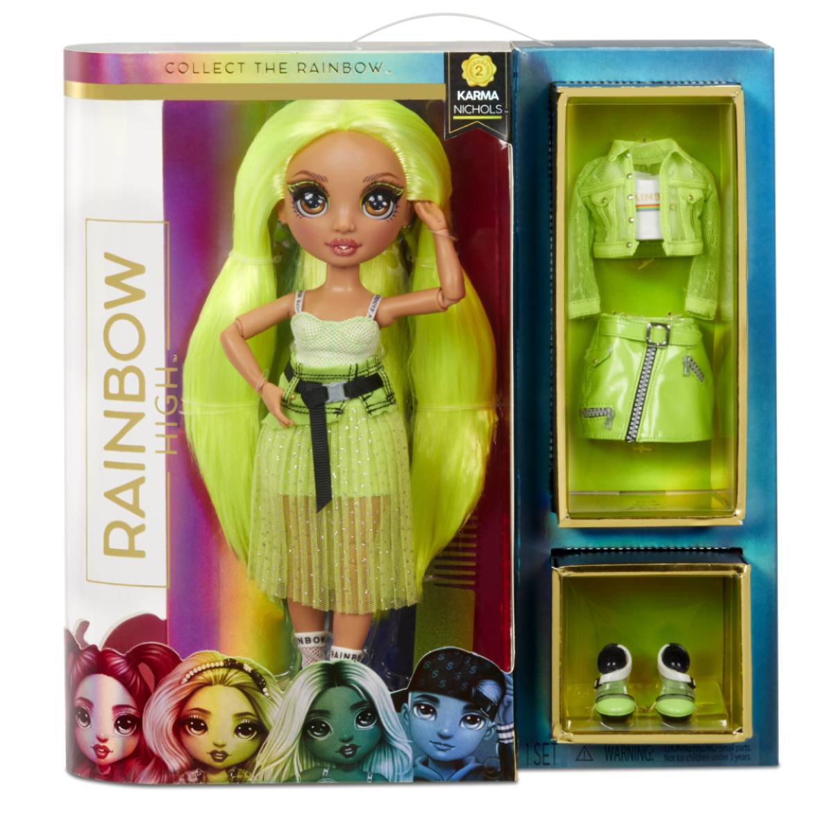 Papusa fashion rainbow high, karma nichols