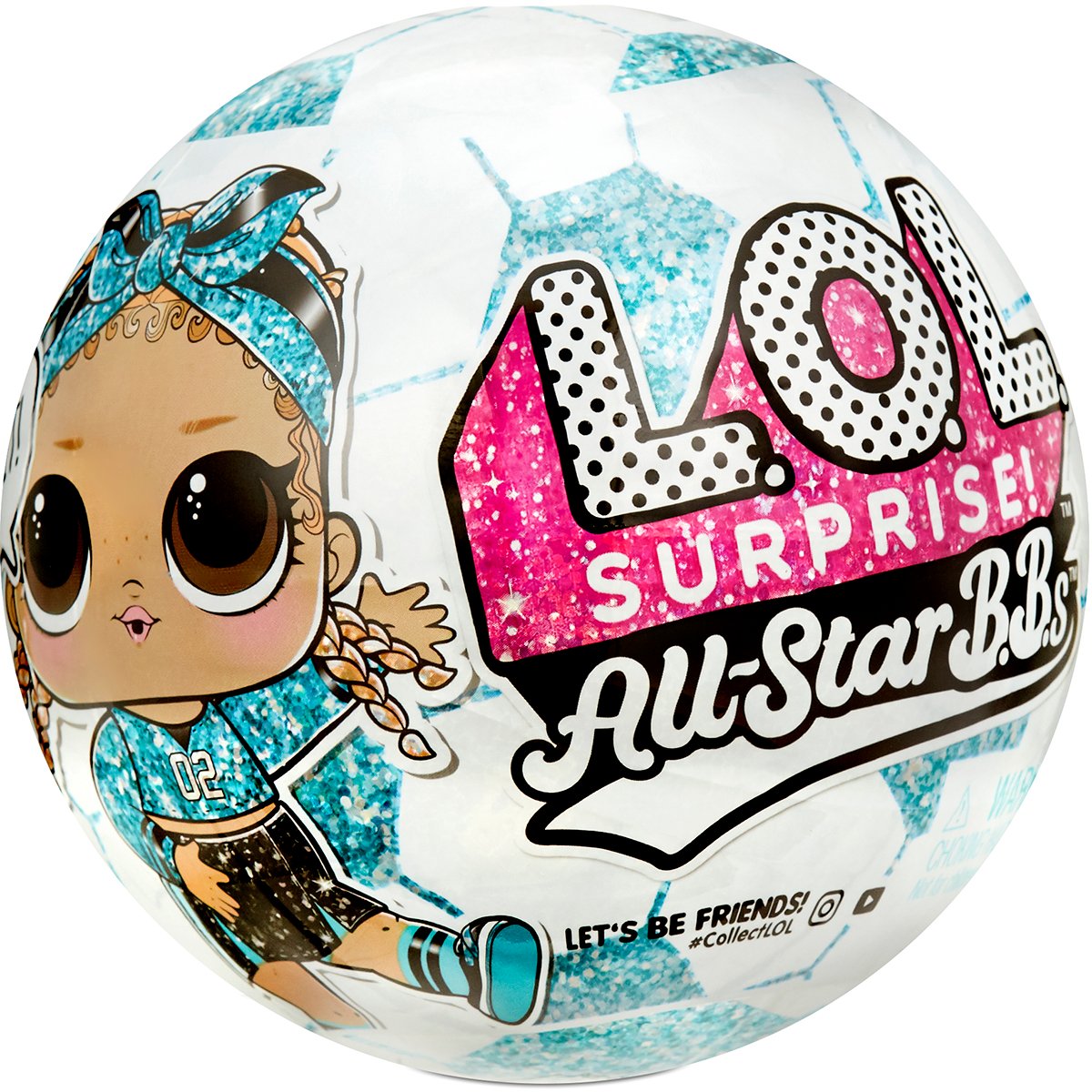Papusa LOL Surprise All Star B.B.s Sports S3, Soccer Team, 8 Surprize All