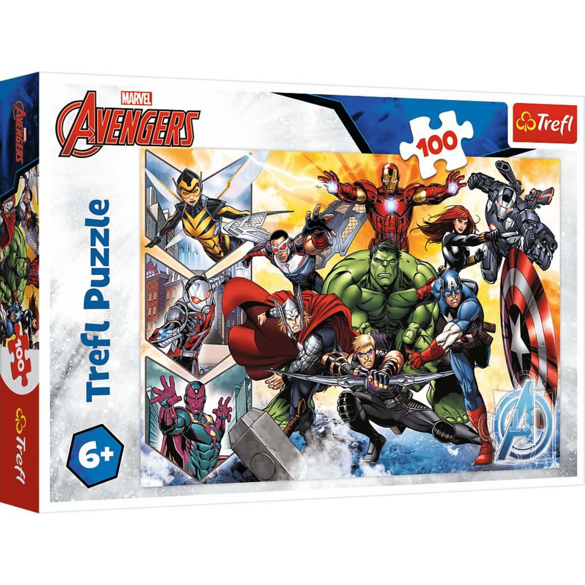 Puzzle Trefl 100 piese, Puterea razbunatorilor, Avengers noriel.ro