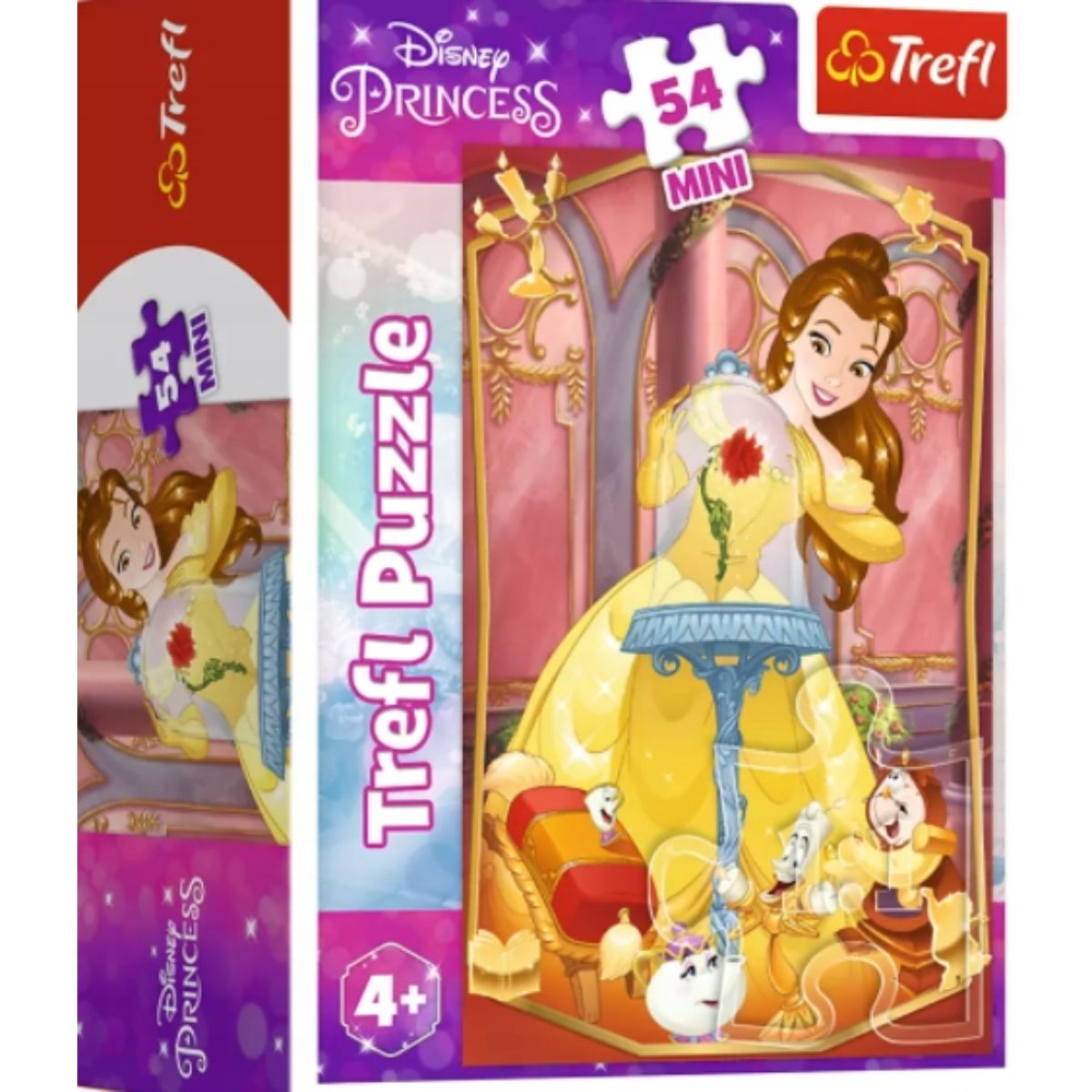 Puzzle Trefl Mini 54 piese, Frumoasa printesa, Disney Princess, 19719 noriel.ro