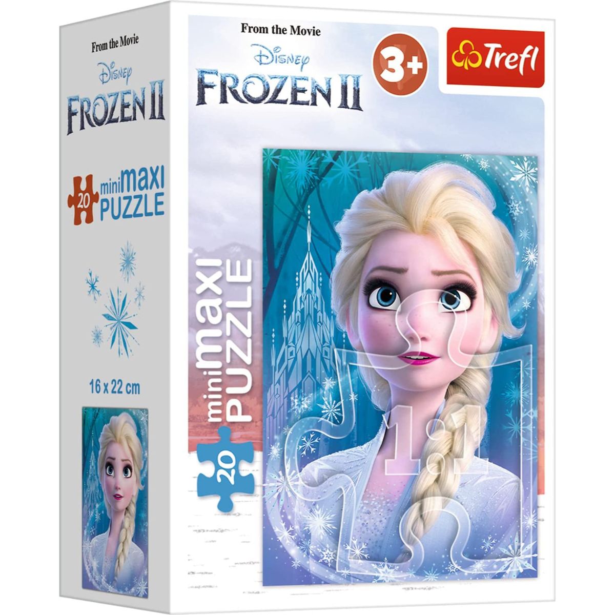 Puzzle Trefl Mini Maxi 20 piese, O prietenie in Regatul de gheata, Disney Frozen 2, 21081