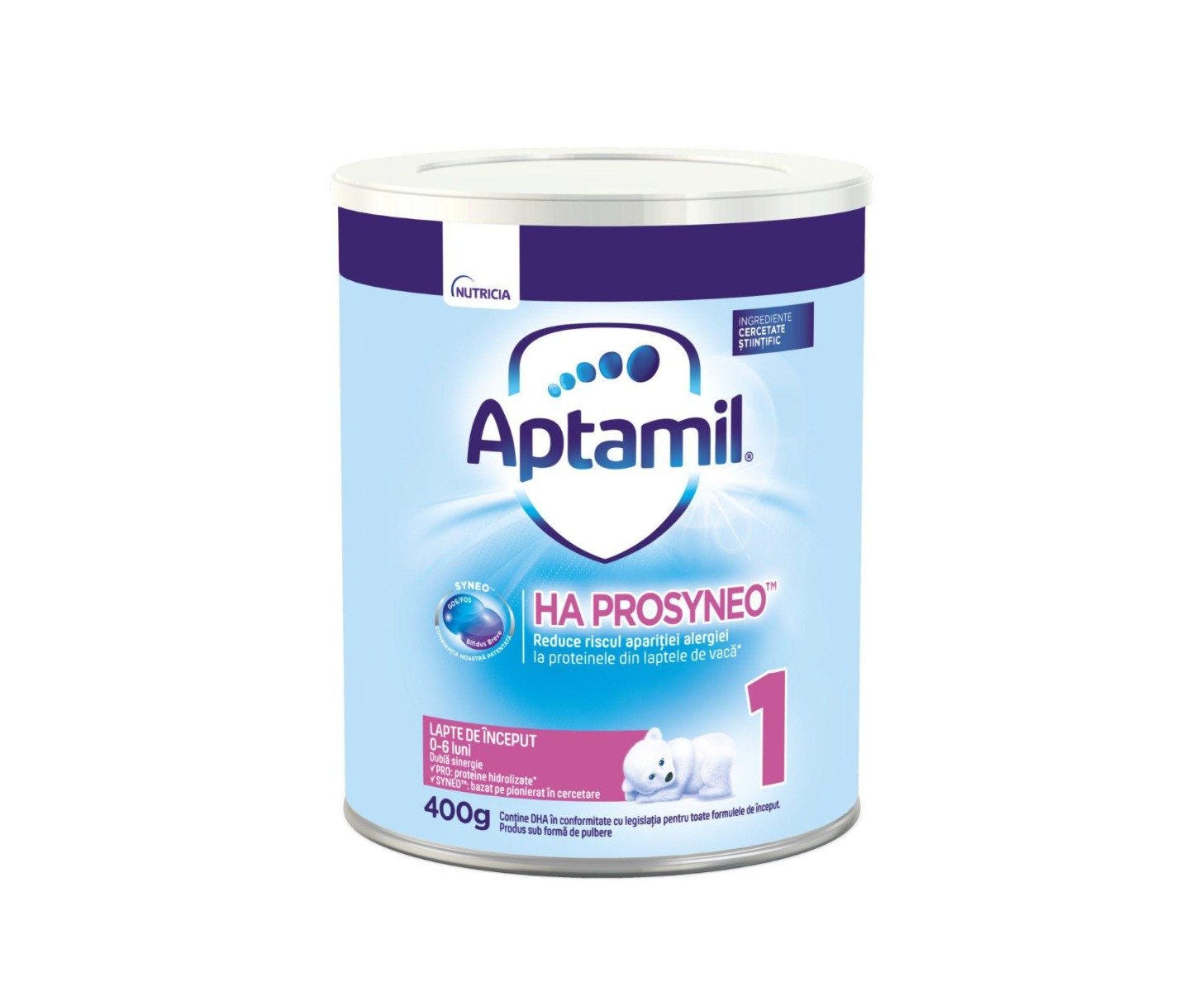 Formula speciala de lapte Nutricia Aptamil Prosyneo 1, 400 g, 0 luni+ Aptamil