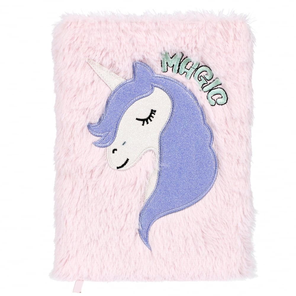 Caiet A5 cu coperta de plus, Starpak, Unicorn