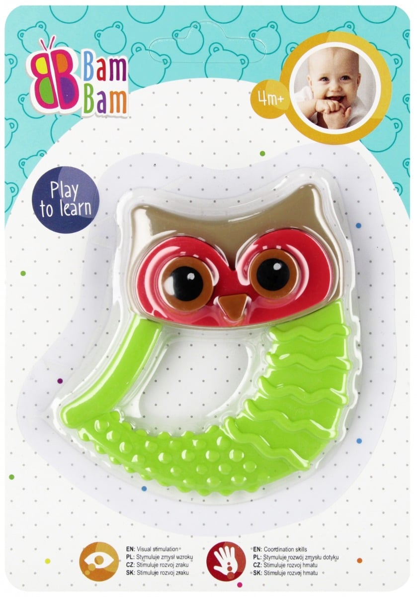 Jucarie pentru dentitie, BamBam, Bufnita