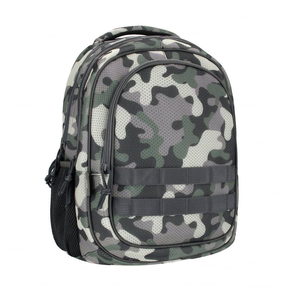Rucsac cu un compartiment si buzunare frontale, Starpak, Moro, Camuflaj