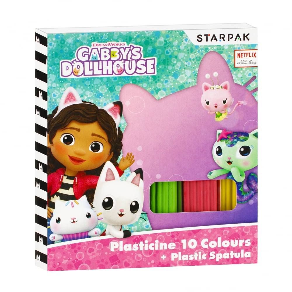 Set plastilina, Starpak, Gabbys Dollhouse, 10 buc