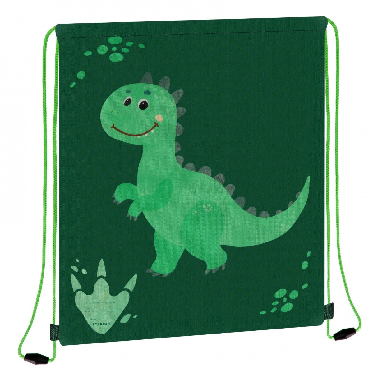 Rucsac pentru pantofi, Starpak, Dino, Verde