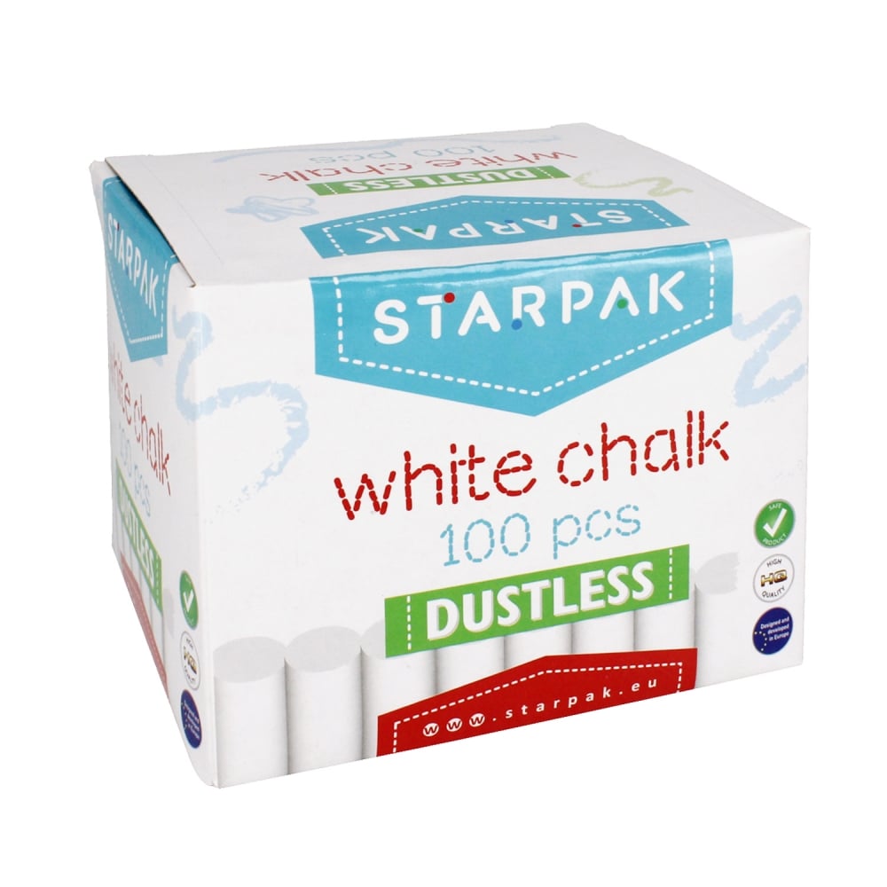 Set creta, Starpak, 100 buc, Alb